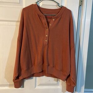 American Eagle Outfitters Rust Sweatshirt